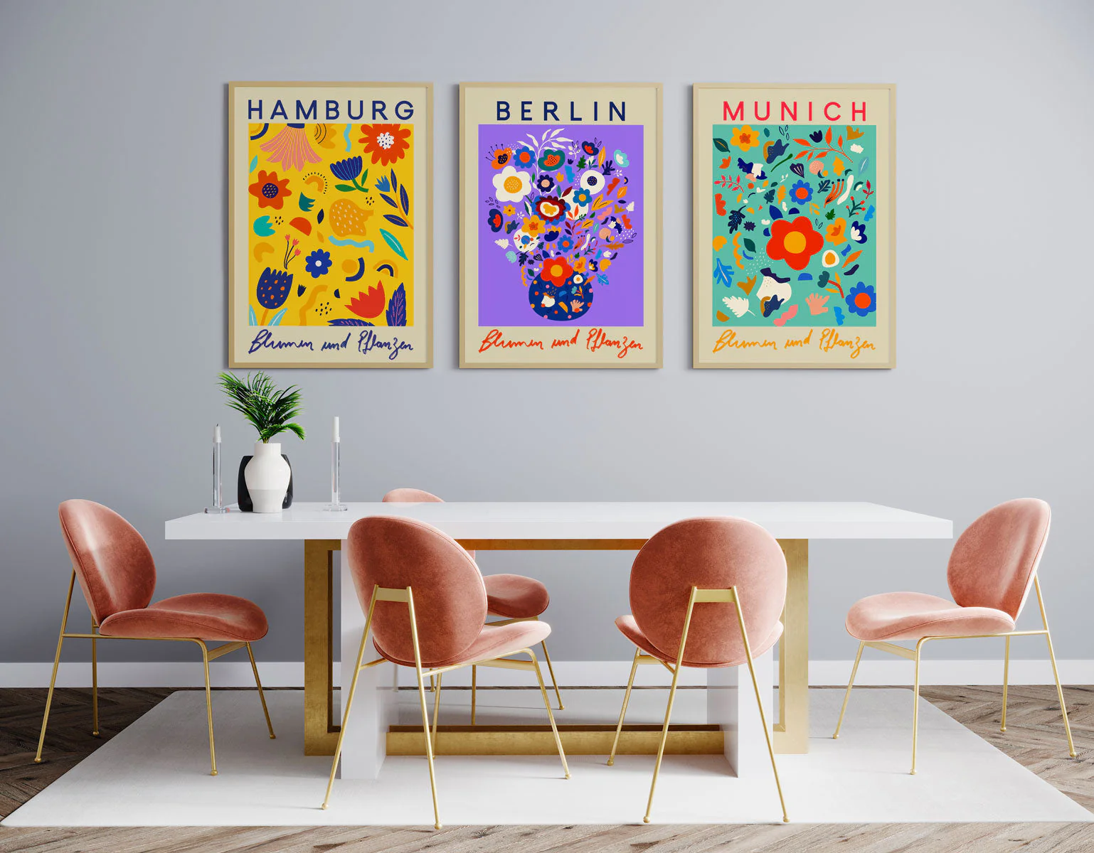 myPaintLab Deutschland Verkaufs-Shop -myPaintLab Deutschland Verkaufs-Shop SET131 German Flowers.FNP042.FNP026.FNP041