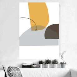 Malen Nach Zahlen Kunst Minimalismus Einfache Formen III