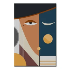 Malen Nach Zahlen Kunst Minimalismus Einfache Formen Auge II