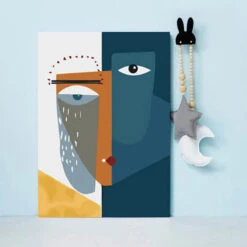 Malen Nach Zahlen Minimalismus Einfache Formen Gesicht III -myPaintLab Deutschland Verkaufs-Shop art ab 020 1 2