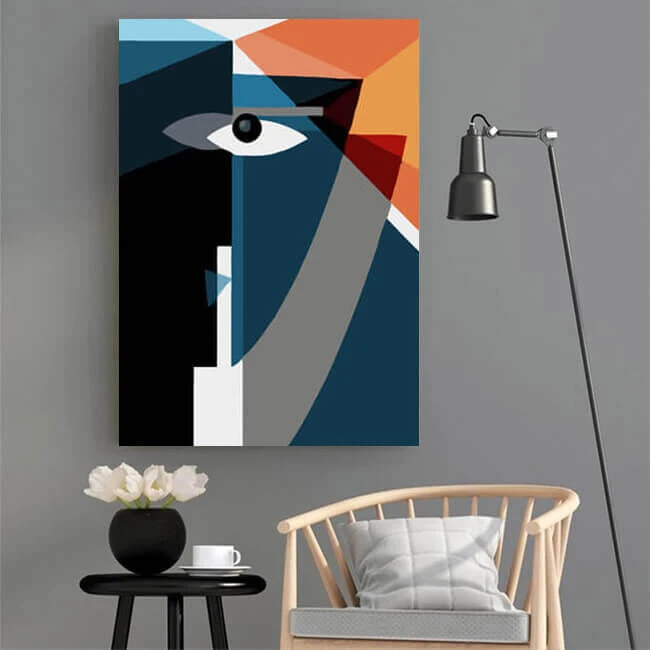 Malen Nach Zahlen Kunst Minimalismus Einfache Formen Auge IV 3 Malen Nach Zahlen Kunst Minimalismus Einfache Formen Auge IV - Image 3