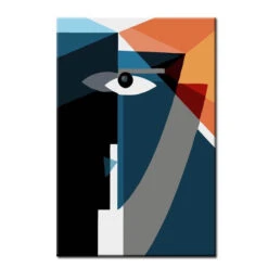 Malen Nach Zahlen Kunst Minimalismus Einfache Formen Auge IV