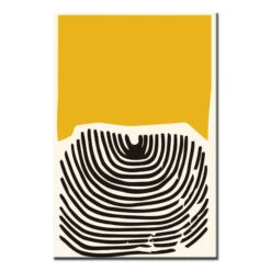 Malen Nach Zahlen Kunst Minimalismus Fingerabdruck