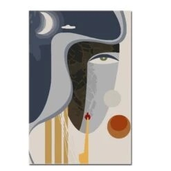 Malen Nach Zahlen Kunst Geometische Abstrakte Figuren I