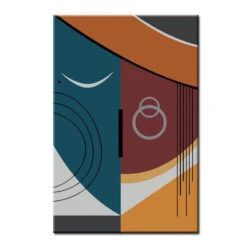 Malen Nach Zahlen Kunst Geometische Abstrakte Figuren III