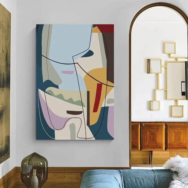 Malen Nach Zahlen Kunst Geometische Abstrakte Gesichter Figur 2 Malen Nach Zahlen Kunst Geometische Abstrakte Gesichter Figur - Image 2