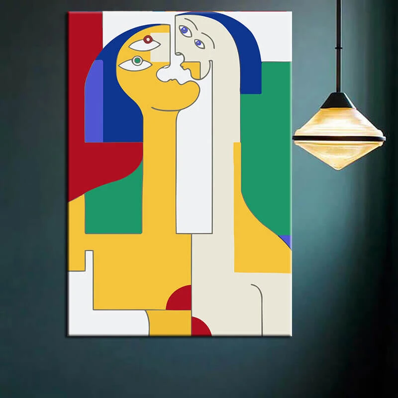 Malen Nach Zahlen Kunst Abstrakte Kunst 2 Personen 3 Malen Nach Zahlen Kunst Abstrakte Kunst 2 Personen - Image 3