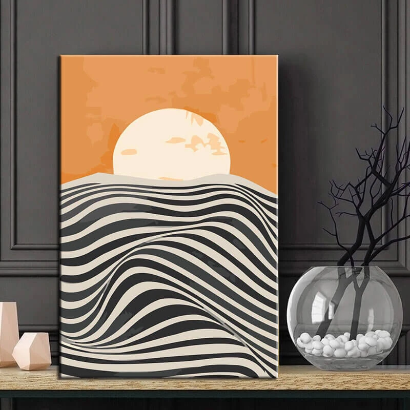 Malen Nach Zahlen Kunst Abstrakte Malerei Sonnenaufgang 1 Malen Nach Zahlen Kunst Abstrakte Malerei Sonnenaufgang