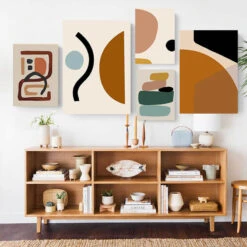 Malen Nach Zahlen Abstrakte Kunst Geometrie Farbige Form II -myPaintLab Deutschland Verkaufs-Shop art ab 076 077 078 079 080 5 1