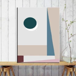 Malen Nach Zahlen Kunst Abstrakte Malerei Geometrie Farbige Formen VII