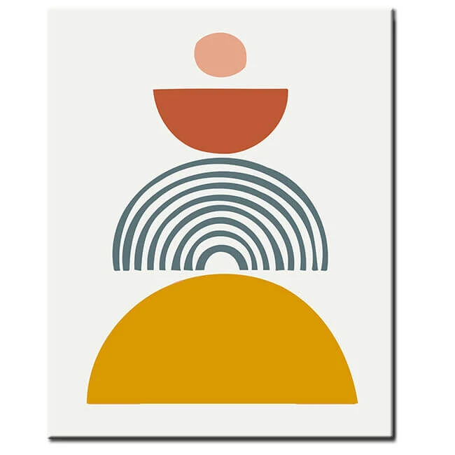 Malen Nach Zahlen Abstrakte Kunst Geometrie Farbige Form IX 3 Malen Nach Zahlen Abstrakte Kunst Geometrie Farbige Form IX - Image 3