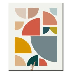 Malen Nach Zahlen Abstrakte Kunst Geometrie Viertel Kreise -myPaintLab Deutschland Verkaufs-Shop art ab 086 1