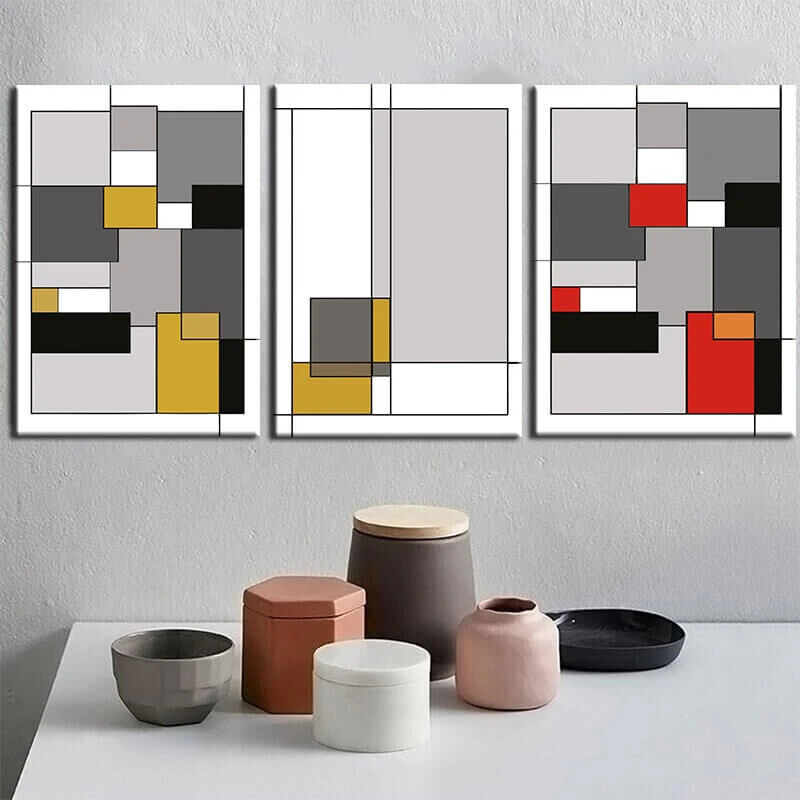 Malen Nach Zahlen Abstrakte Kunst Geometrie Rechtecke I 2 Malen Nach Zahlen Abstrakte Kunst Geometrie Rechtecke I - Image 2