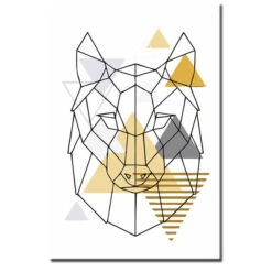 Malen Nach Zahlen Kunst Strichzeichung Geometrie Polygon Wolf -myPaintLab Deutschland Verkaufs-Shop art ab 101 2