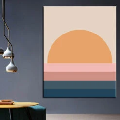 Malen Nach Zahlen Kunst Minimalismus Sonnenuntergang Meer -myPaintLab Deutschland Verkaufs-Shop art ab 103 1 1