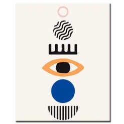 Malen Nach Zahlen Kunst Minimalismus Auge Bunte Kreise