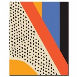 Malen Nach Zahlen Kunst Minimalismus Streifen Und Punkte