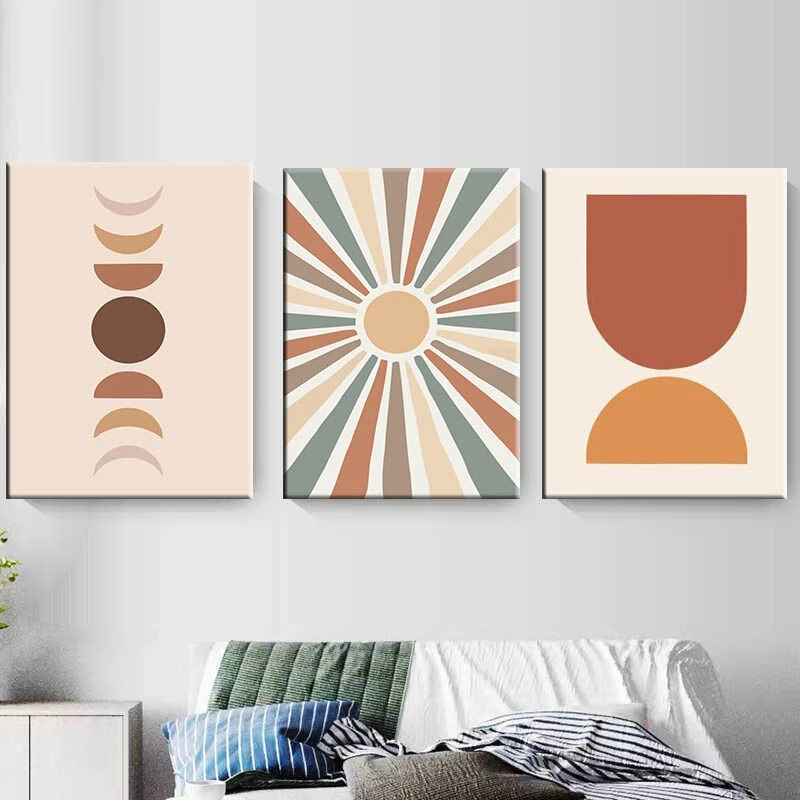 Malen Nach Zahlen Kunst Minimalismus Farbige Formen 2 Malen Nach Zahlen Kunst Minimalismus Farbige Formen - Image 2