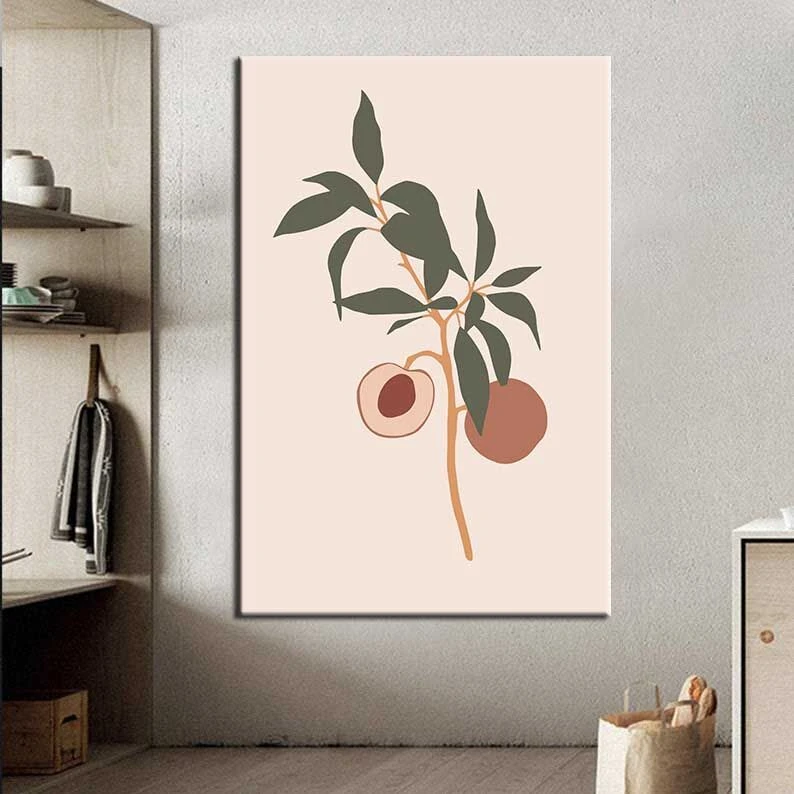 Malen Nach Zahlen Kunst Minimalismus Pflanze Mit Früchten 1 Malen Nach Zahlen Kunst Minimalismus Pflanze Mit Früchten