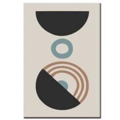 Malen Nach Zahlen Kunst Schwarze Kugel 2 Bunte Halbkugeln -myPaintLab Deutschland Verkaufs-Shop art ab 148 1