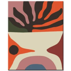 Malen Nach Zahlen Minimalismus Farben Und Formen I