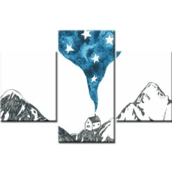 Malen Nach Zahlen Fotokunst Berge Vulkan