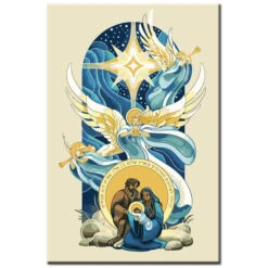 Malen Nach Zahlen Weihnachten Maria Und Josef Mit Jesus Kind