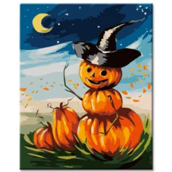Malen Nach Zahlen Kürbis Halloween Versand Aus DE