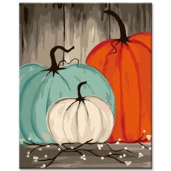 Malen Nach Zahlen 3 Bunte Kürbisse Versand Aus DE