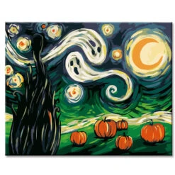 Malen Nach Zahlen Van Goghs Sternennacht Versand Aus DE