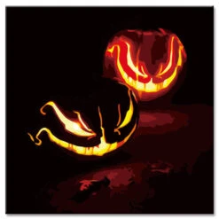 Malen Nach Zahlen Gruselige Kürbis Gesichter Versand Aus DE -myPaintLab Deutschland Verkaufs-Shop art halloween 009 3
