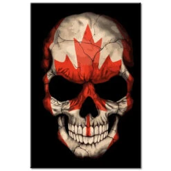 Malen Nach Zahlen Totenkopf - Kanada Versand Aus DE