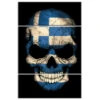 Malen Nach Zahlen Totenkopf - Griechenland 3-teilig Versand Aus DE