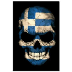 Malen Nach Zahlen Totenkopf - Griechenland Versand Aus DE