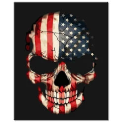 Malen Nach Zahlen Totenkopf - USA - Amerika Versand Aus DE -myPaintLab Deutschland Verkaufs-Shop art halloween 021 4