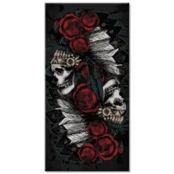 Malen Nach Zahlen Totenkopf - Hexe Versand Aus DE