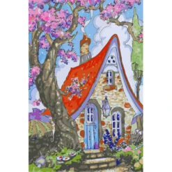 Malen Nach Zahlen Kunst Illustration Frühlinsgefühle