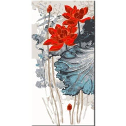 Malen Nach Zahlen Asia Kunst Seerose