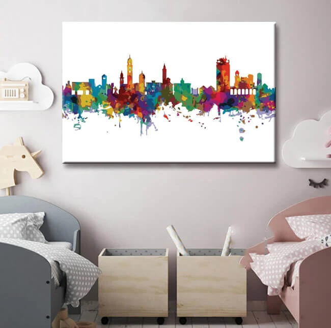 Malen Nach Zahlen Skyline Von Lugano Schweiz 2 Malen Nach Zahlen Skyline Von Lugano Schweiz - Image 2