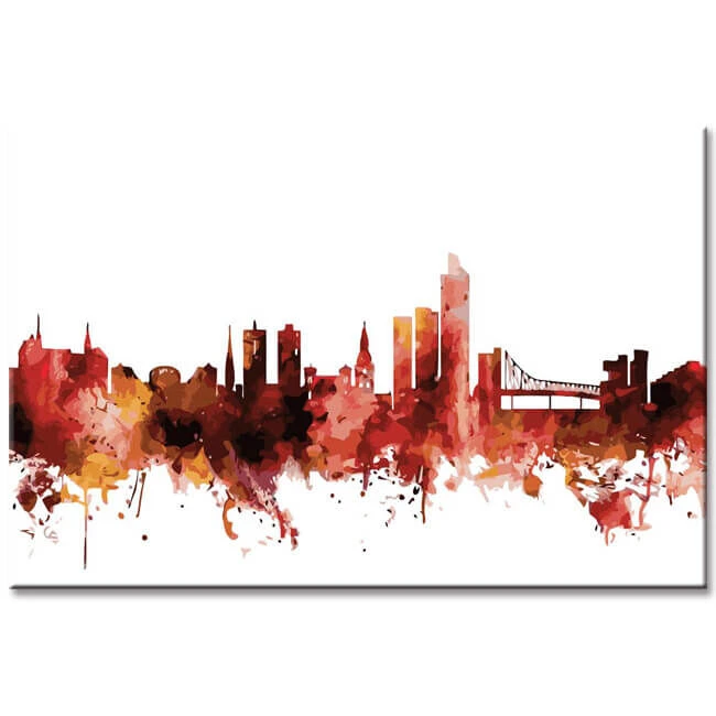 Malen Nach Zahlen Skyline Oslo 1 Malen Nach Zahlen Skyline Oslo