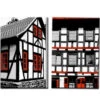 Malen Nach Zahlen Kunst Landschaft Fachwerkhäuser 2-teilig