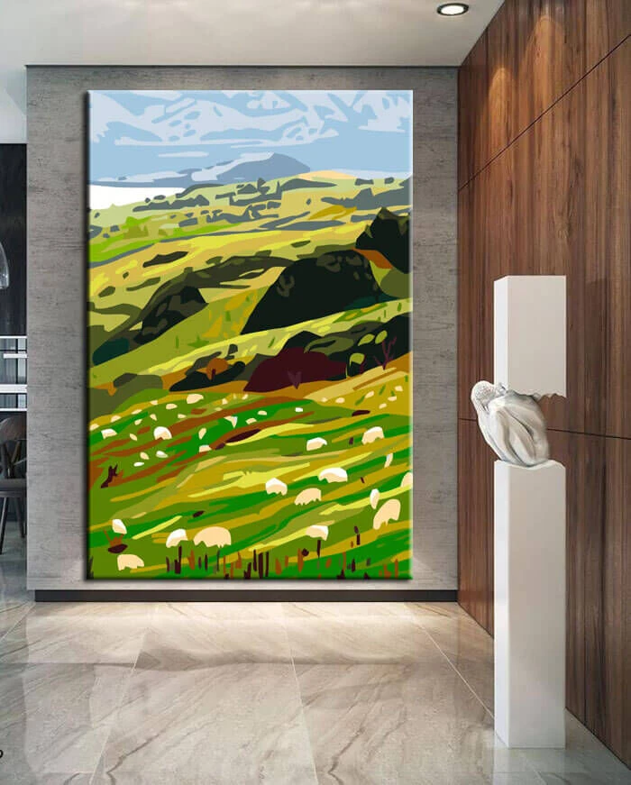 Malen Nach Zahlen Kunst Landschaft 2 Malen Nach Zahlen Kunst Landschaft - Image 2