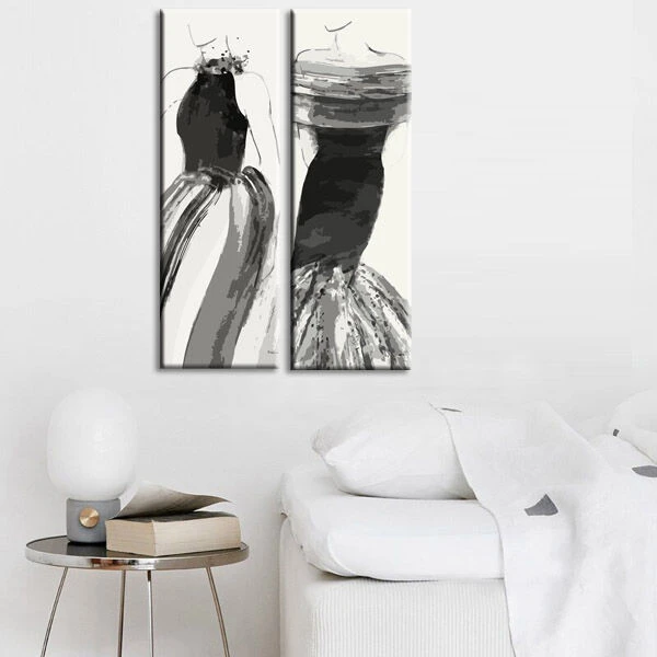 Malen Nach Zahlen Kunst Lifestyle Frau In Einem Langen Kleid 2 Malen Nach Zahlen Kunst Lifestyle Frau In Einem Langen Kleid - Image 2