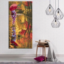 Malen Nach Zahlen Kunst Lifestyle Frau Steht Mit Schirm Am Ufer -myPaintLab Deutschland Verkaufs-Shop art life 078 1 4