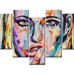Malen Nach Zahlen Lifestyle Kunst Frau II 5-teilig