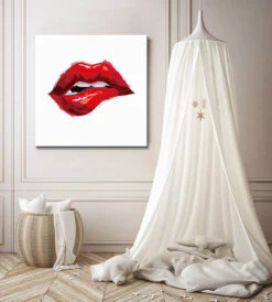 Malen Nach Zahlen Beißende Rote Lippen Versand Aus DE -myPaintLab Deutschland Verkaufs-Shop art life 094 1 4