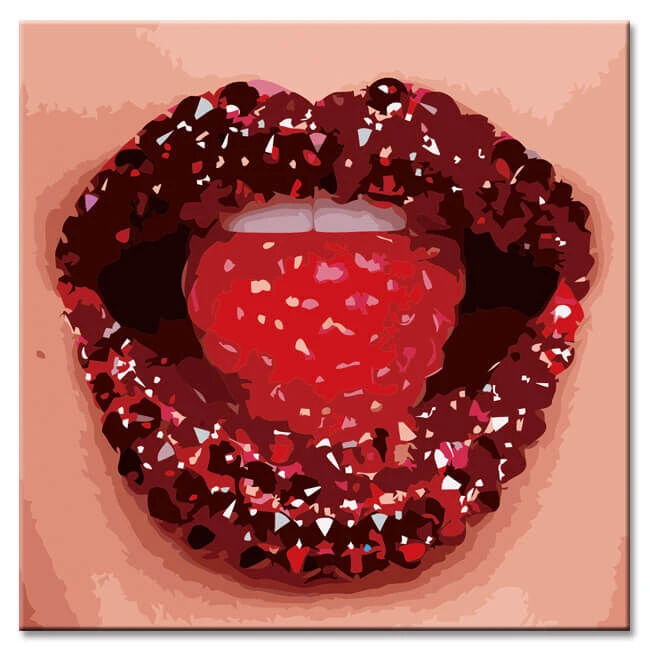 Malen Nach Zahlen Lippen Mund Aus Beeren Versand Aus DE 1 Malen Nach Zahlen Lippen Mund Aus Beeren Versand Aus DE