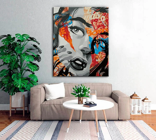 Malen Nach Zahlen Wandbild Straßenkunst Versand Aus DE 2 Malen Nach Zahlen Wandbild Straßenkunst Versand Aus DE - Image 2