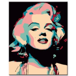 Malen Nach Zahlen Marilyn Monroe Porträt Versand Aus DE