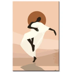 Malen Nach Zahlen Minimalismus Kunst - Afrikanischer Tänzer Versand Aus DE